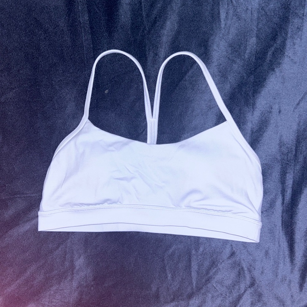 Lululemon Flow Y Bra Pastel Blue size 10